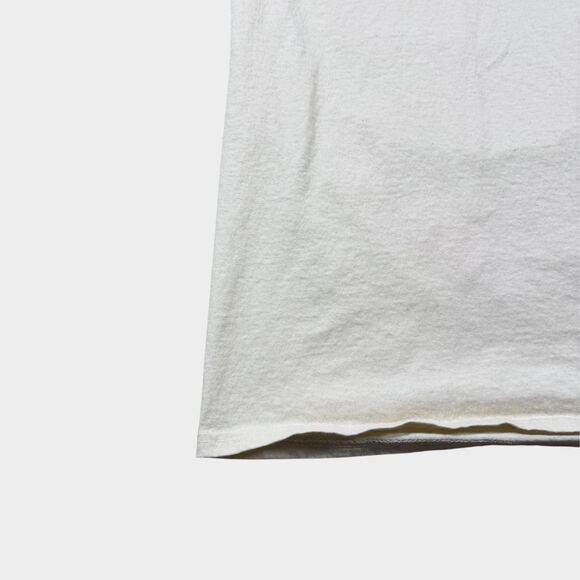 LIRA Creative Society T-Shirt Men's Medium White Graphic Smiley Globe Streetwear - Picture 5 of 8